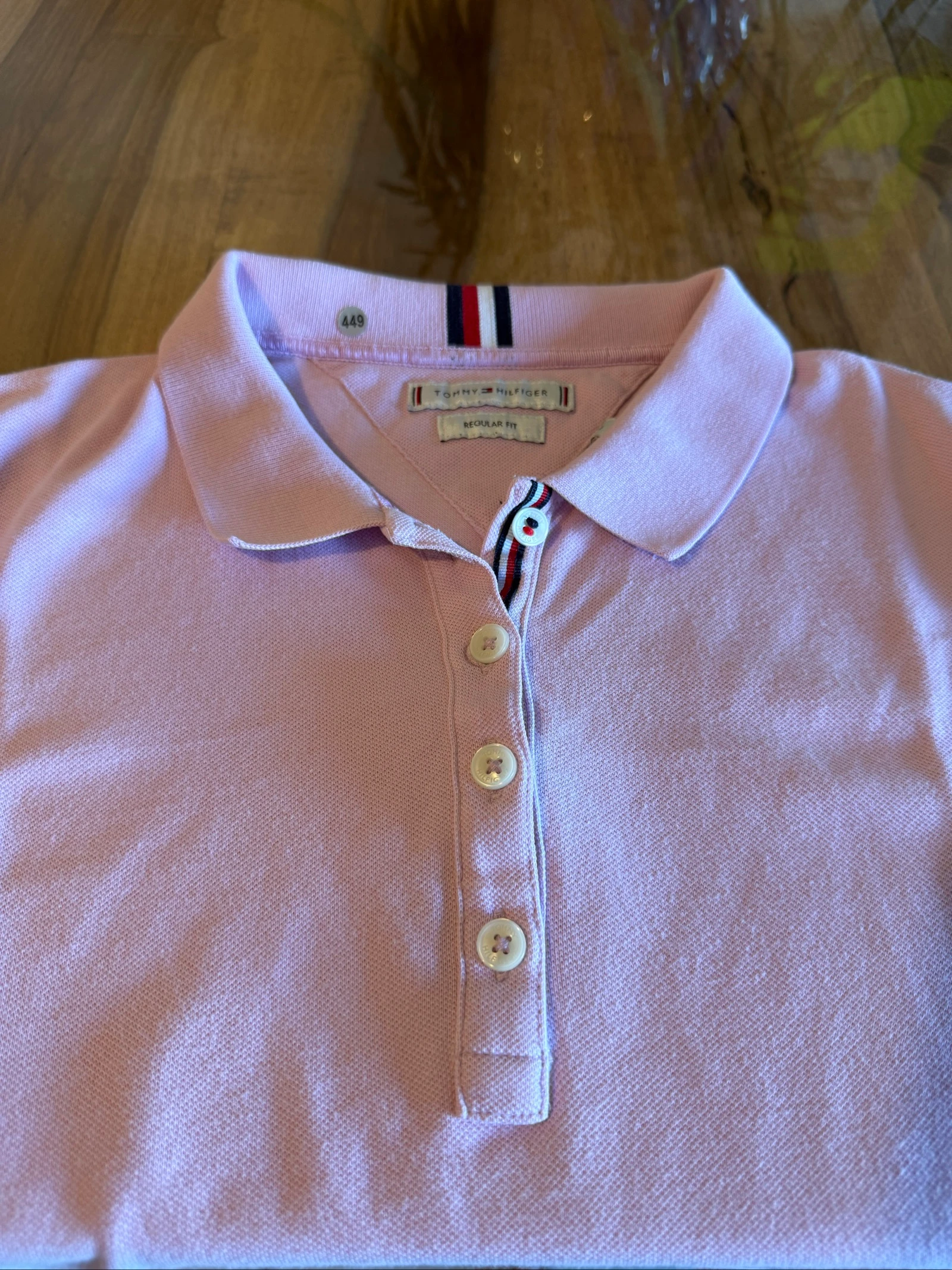 Polo mujer Tommy Hilfiger – Rosa pálido – Talla L – Ajuste Regular - Chic y casual – photo 4